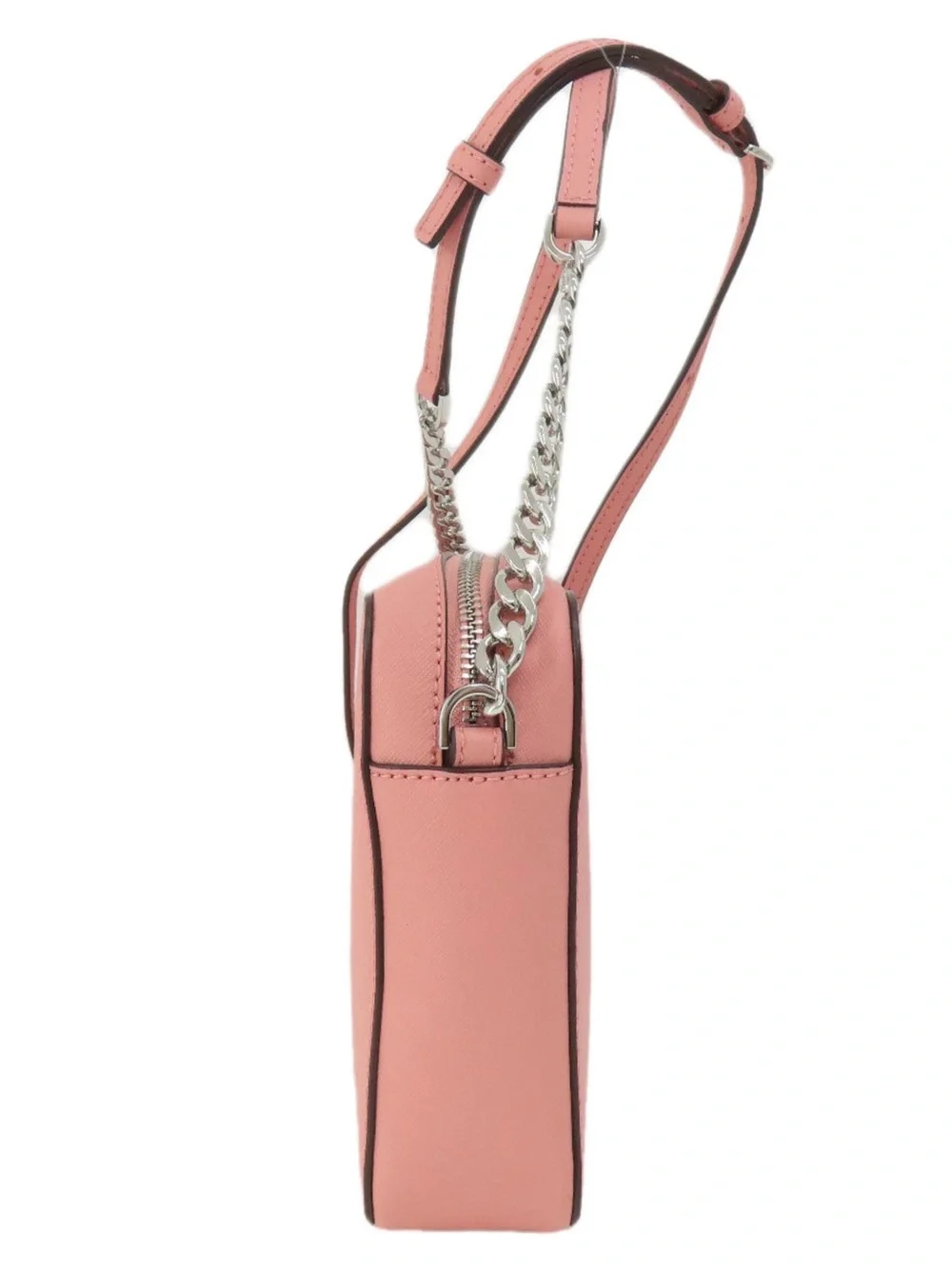 Michael Kors Pink Saffiano Leather Crossbody Bag